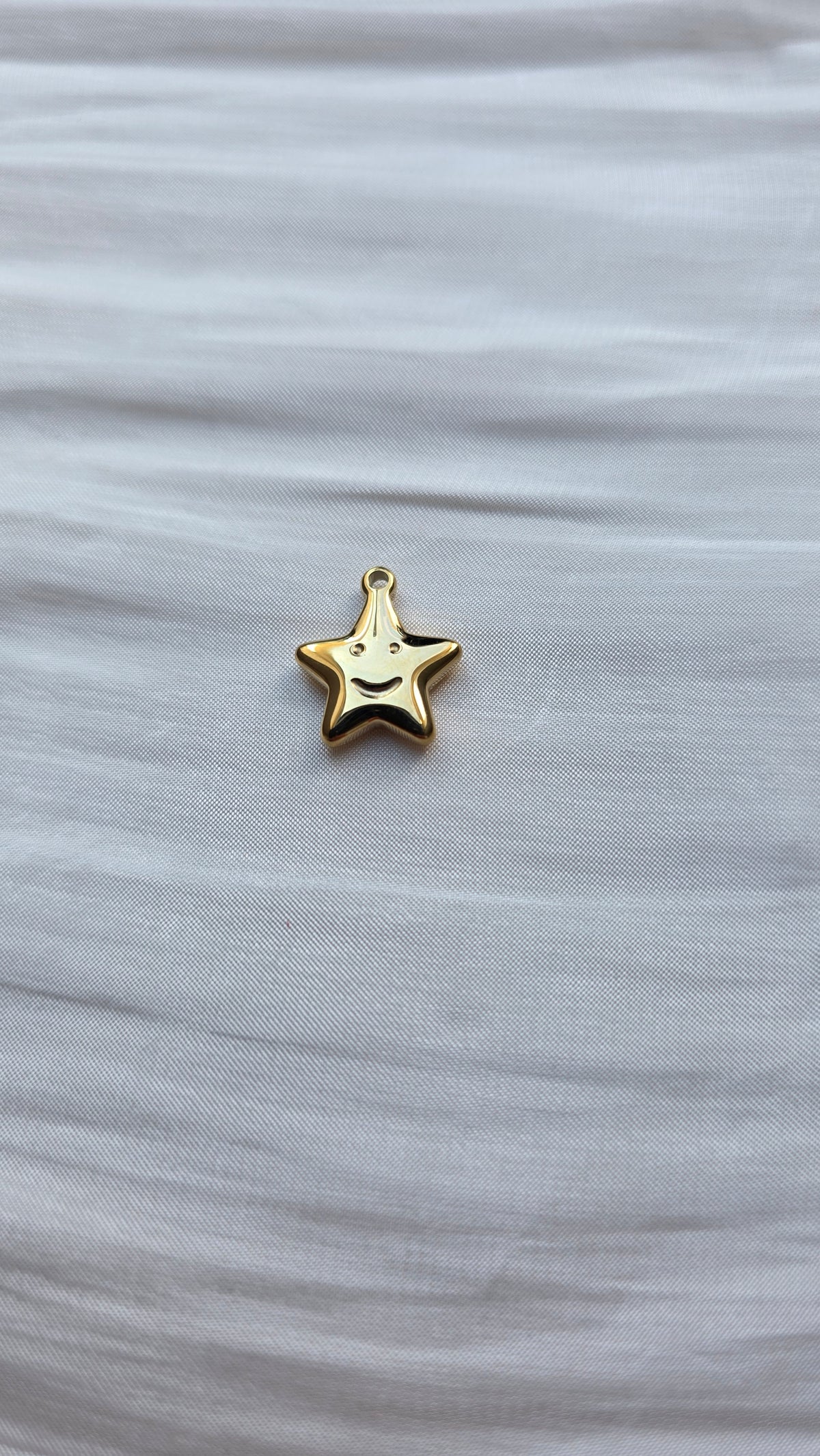 Star Charm – 17 mm Stainless Steel Pendant
