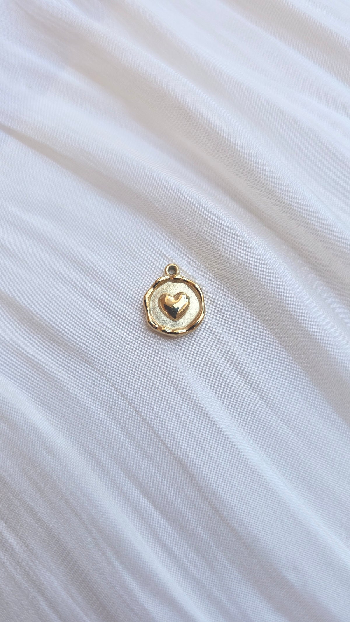 Heart Charm – 15 mm Stainless Steel Pendant
