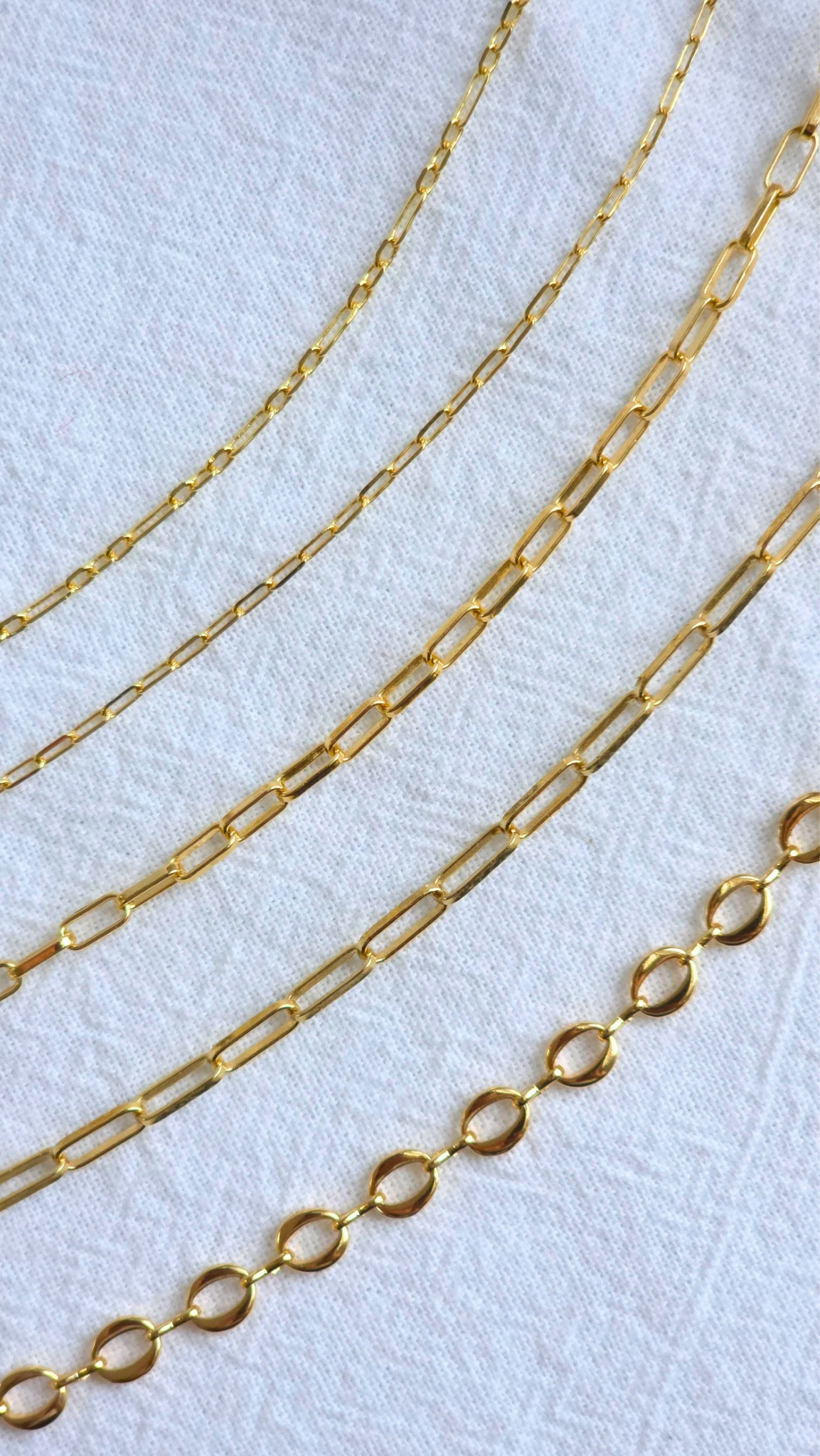 18K Gold‑Plated Chain Necklaces – Lusí Charm Bar Essentials (Hypoallergenic Options)