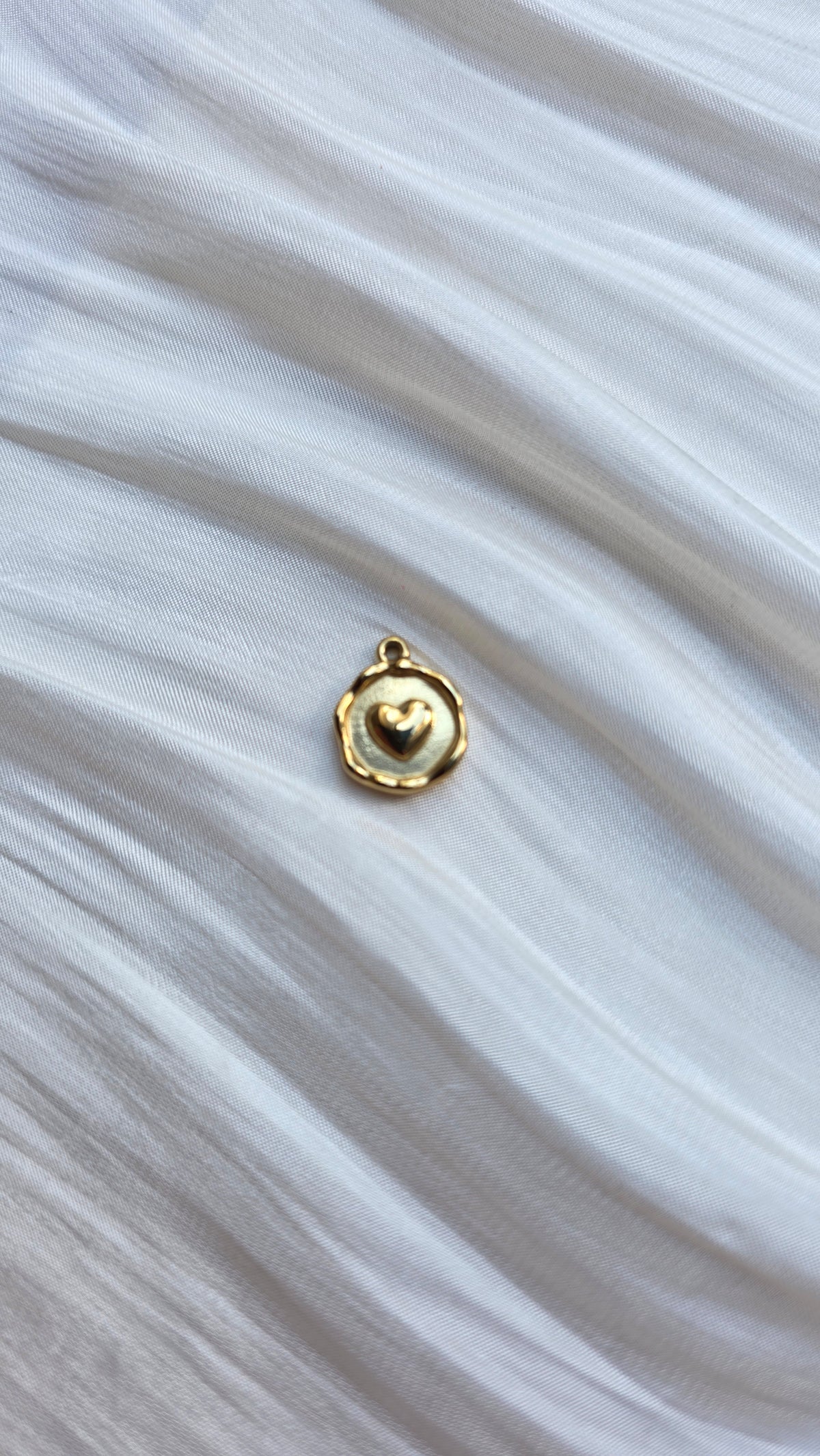 Heart Charm – 15 mm Stainless Steel Pendant