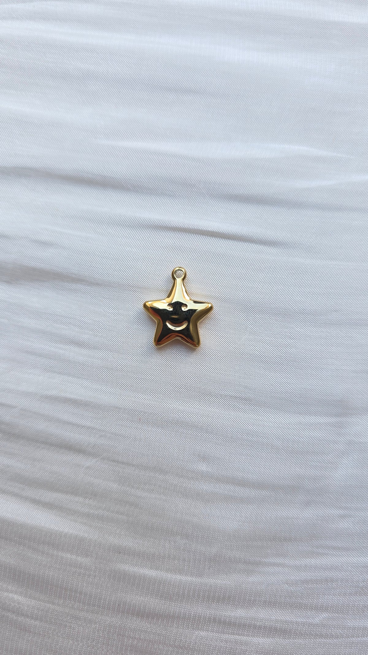 Star Charm – 17 mm Stainless Steel Pendant