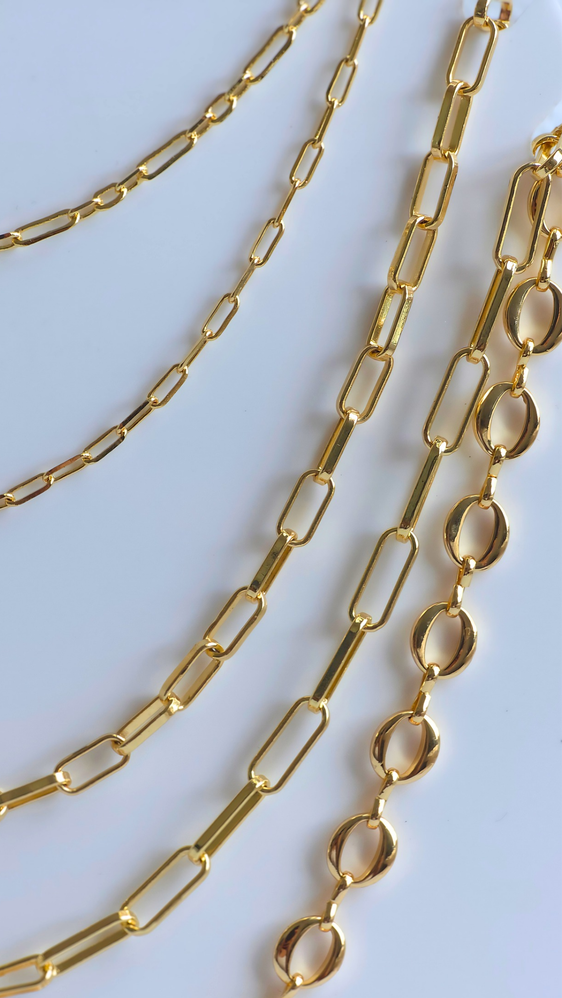 18K Gold‑Plated Chain Necklaces – Lusí Charm Bar Essentials (Hypoallergenic Options)