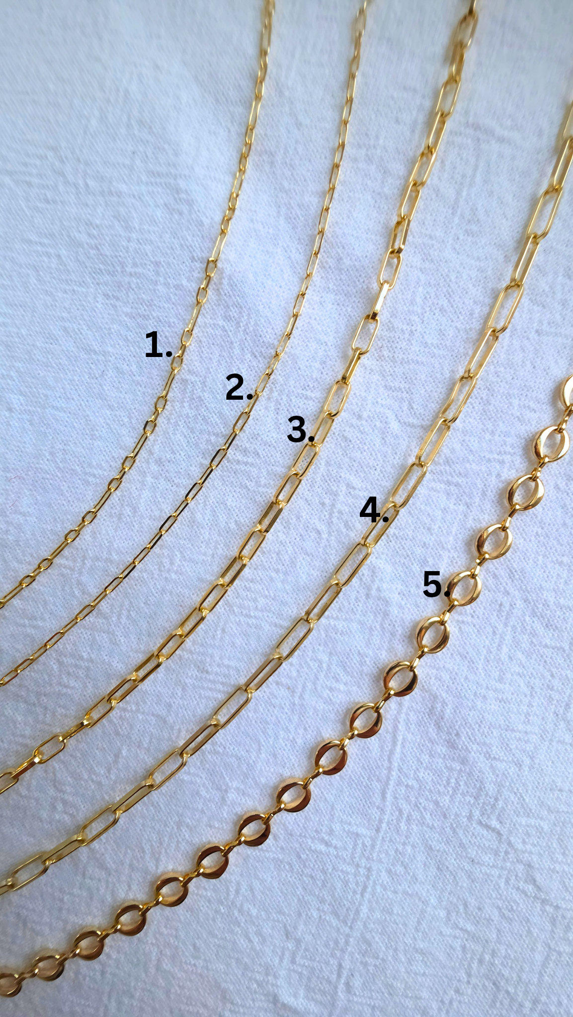 18K Gold‑Plated Chain Necklaces – Lusí Charm Bar Essentials (Hypoallergenic Options)